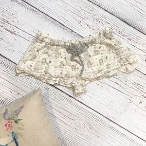 Forever 21 birdcage drawstring shorts